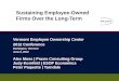 Sustaining Employee-Owned Firms Over the Long-Term