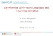 Ballyfermot  Early Years Language and Learning Initiative Carina Fitzgerald Jane Rooney May 23 rd  2014