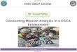 Conducting Mission Analysis in a DSCA Environment