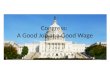 Congress:  A Good Job at a Good Wage