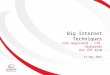 Big Internet Techniques Josh Gagliardi – CTO, Highwinds UCF COT 4210 12 Apr 2012