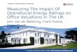 Measuring The Impact Of Operational Energy Ratings on Office Valuations In The UK