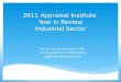 2011 Appraisal Institute  Year in Review Industrial Sector