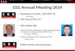 CEG Annual Meeting 2014