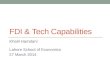 FDI &  Tech Capabilities