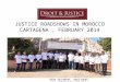 JUSTICE ROADSHOWS IN MOROCCO CARTAGENA , FEBRUARY 2014