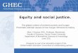 Equity and social justice