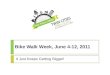 Bike Walk Week, June 4-12, 2011