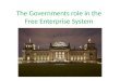 The Governments role in the Free Enterprise System