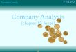 Company Analysis (chapter  15 Jones)