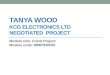 Tanya Wood KCG Electronics LTD  Negotiated   Project