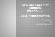 New Orleans City council District D  2011  REDISTRICTING