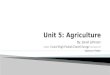 Unit 5: Agriculture