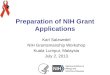 Preparation of NIH Grant Applications