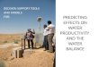 Predicting effects on Water Productivity  and the Water Balance