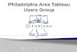 Philadelphia Area Tableau Users Group