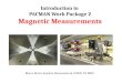 Introduction to  PACMAN Work Package 2 Magnetic Measurements