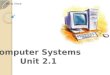 Computer Systems  Unit 2.1
