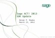 Sage ACT !  2013 SDK Update