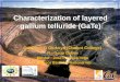 Characterization of layered  gallium telluride ( GaTe )