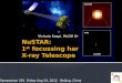 NuSTAR : 1 st focussing  hard X-ray Telescope
