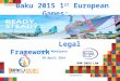 Baku 2015 1 st  European Games :
