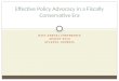 Effective Policy Advocacy in a Fiscally Conservative Era