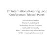 2 nd  International Hearing Loop Conference:  Telecoil  Panel