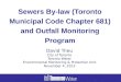 Sewers By-law (Toronto Municipal Code Chapter 681) and Outfall Monitoring Program