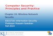 Chapter  24 :  Wireless Network Security