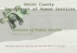 Union County  Department of Human Services