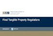 Final Tangible Property Regulations