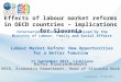 Effects of labour market reforms in OECD countries – implications for Slovenia