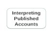Interpreting Published Accounts