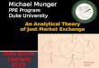 An Analytical Theory of Just Market Exchange