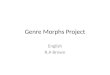 Genre Morphs  Project