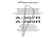 Amplificador PIONEER A-209 - Manual Sonigate