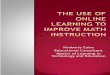 Online Instruction to Improve Math Instruction