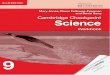 Cambridge Checkpoint Science: Workbook 9