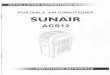 Sunair ACS12 Manual