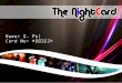 Night Levels presents: the Night Card