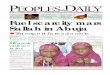 Peoples Daily Newspaper, Monday, August 20, 2012