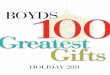 BOYDS: Holiday 2011 gifts for Men