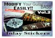 "Fret Markers" Inlay Sticker For Electrinc & Acoustic Guitar & Bass