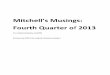 Mitchell's Musings: Fourth Quarter of 2013