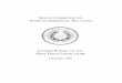 2006 Interim Report to the 80th Legislature