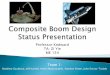 Composite Boom Design Status Presentation