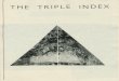 The Triple Index - Issue No. 1