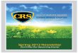 2012 CRS Sierra Nevada Spring Newsletter