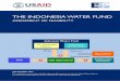 THE INDONESIA WATER FUND - ASSESSMENT OF FEASIBILITY